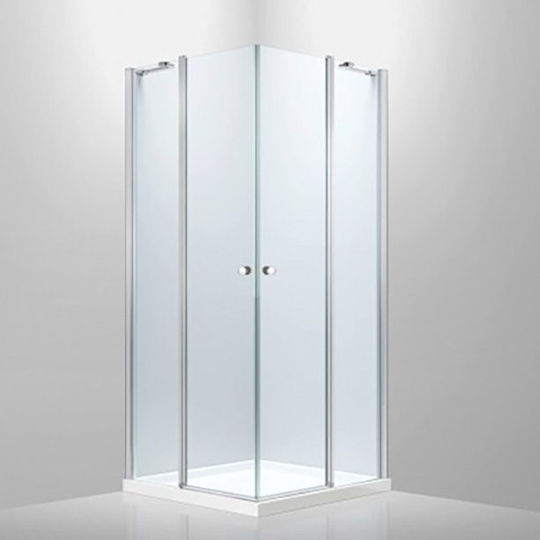 Sparke Кабинет Душ с Плъзгащи се Врата 80x80x190см Почистване на стъклото