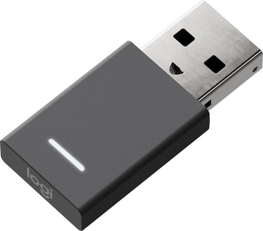 Logitech Unifying + Audio USB Bluetooth 5.0 Adapter με Εμβέλεια 30m