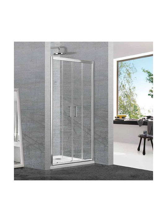 Aquarelle Clever 80 Duschwand für Dusche mit Sc...