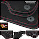 Set covorașe auto Citroen Xsara Picasso Sport Line Negru cu Cusături Roșii Broderie Roșie Citroen Set de 4 Bucăți