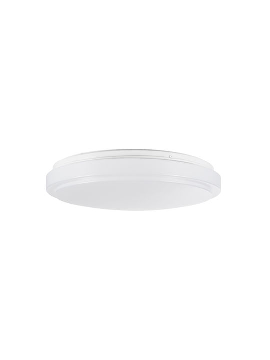 GloboStar Modernă De plastic Plafonieră de Tavan cu LED Integrat în culoare Alb 38buc