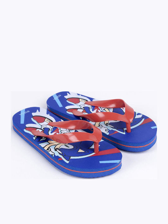 Flip-Flopi Pentru Copii Flip Flops Albastre Sonic