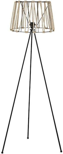 Fylliana 8060 Floor Lamp H145xW40cm. with Socket for Bulb E27 Black