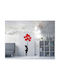 A-g Flying Painting Copy of Banksy on Canvas 50x70cm