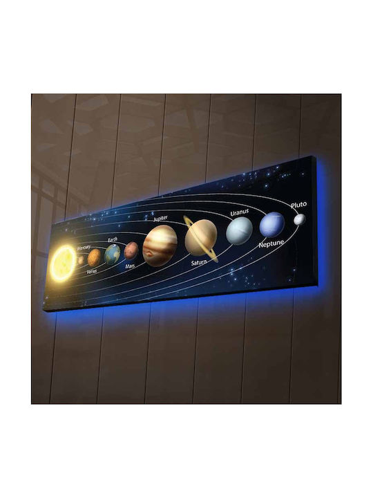 Πίνακας σε Καμβά με LED Φωτισμό 90x90cm
