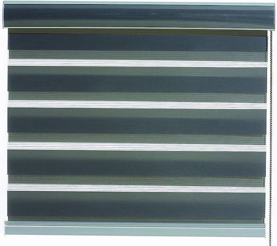 Central Home Rollos Partieller Blackout Doppelt Gray B100xH230cm