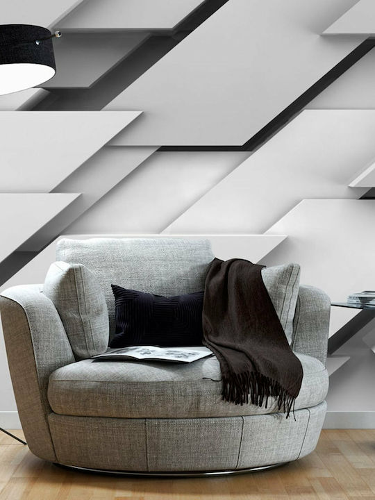 Wall Mural Fabric Gray 300x210cm