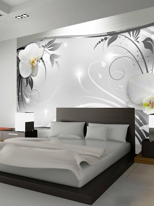 Wall Mural Fabric Silver L350xW245cm