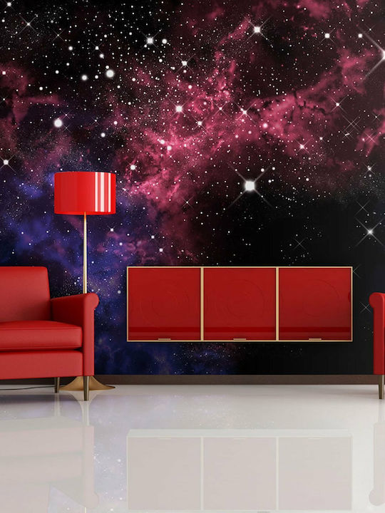 Wall Mural Fabric Red L350xW270cm