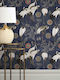 Wallpaper Navy Blue L300xW300cm