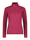 CMP Women's Athletic Fleece Blouse Long Sleeve with Zipper Multicolour