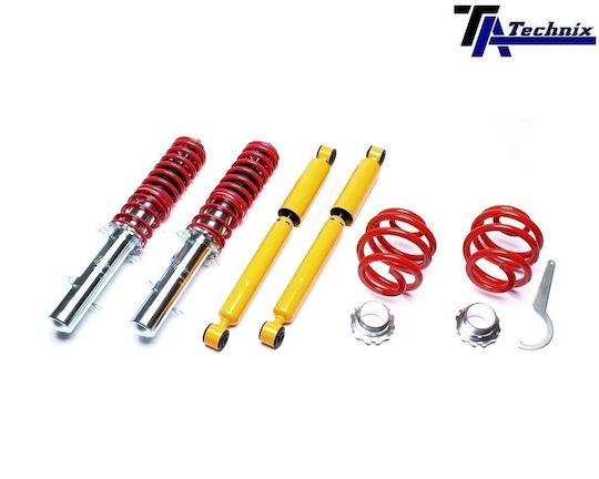 Ta Technix Σετ Αναρτήσεις Ρυθμιζόμενες 4τμχ για Seat Leon Skoda Octavia Volkswagen Golf Audi A3 / TT / Quattro