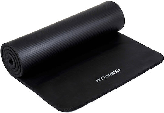 Yogistar Exercise Mat Black (182x60x1.5cm)