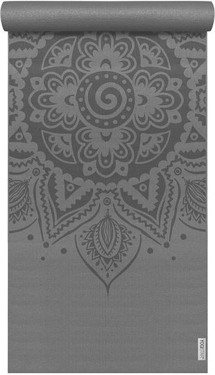 Yogistar Στρώμα Γυμναστικής Yoga Γκρι (183x61x0.4cm)