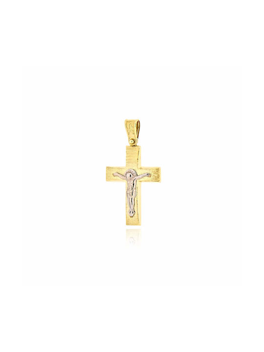 Skaras Jewels Aur Cruce 14K cu Răstignitul