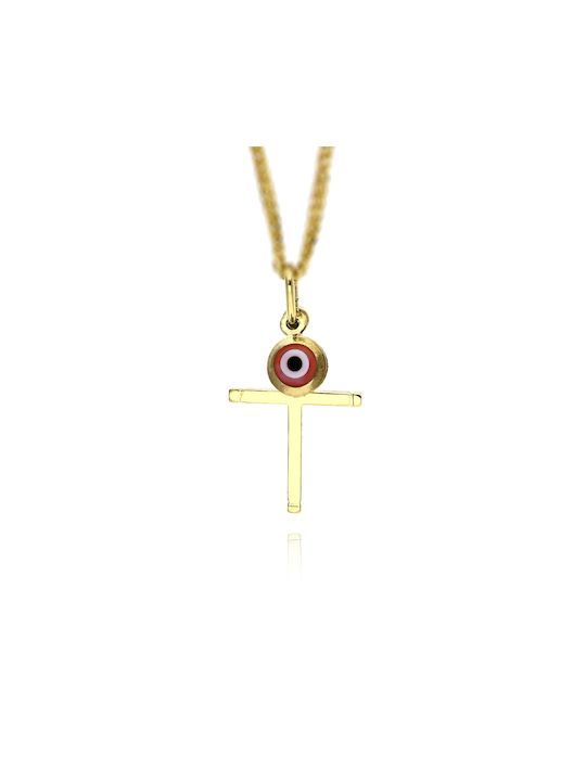 Skaras Jewels Gold Cross 14K