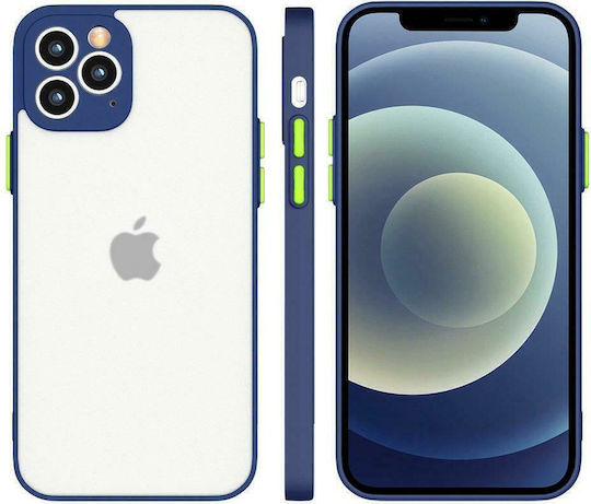 Go Clever Milky Back Cover Silicon Albastru marin (iPhone 12 Pro Max)