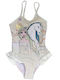 Disney Frozen Kinder Badeanzug Einteilig Beige