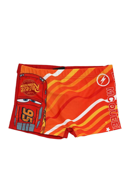 Disney Cars Kids Swimwear Swim Shorts Red