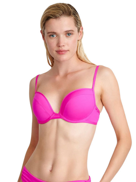 Blu4u Bikini Top C Cup With Padding Fuchsia