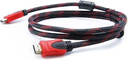 Microconnect HDMI 1.4 High Speed 1080p 120Hz Cable HDMI male - HDMI male 1m Μαύρο