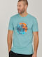 Edmund T-shirt Μπλε