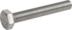 E-Sea Βίδα Εξάγωνη Inox DIN 933 με Διάμετρο M6 και Μήκος 6mm DIN