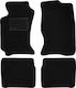 Autopataki Set of Front and Rear Mats 4pcs for Toyota Carina E 1992-1996 Black