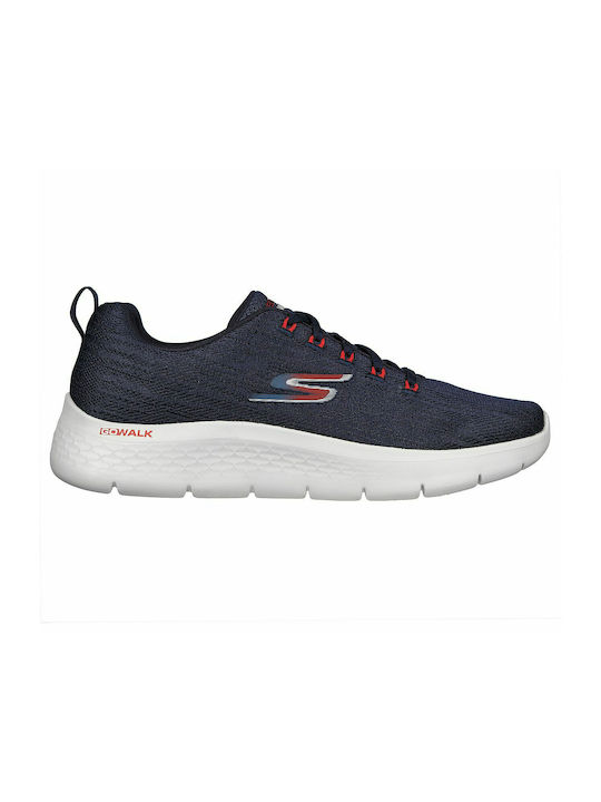 Go Walk Flex Ανδρικά Αθλητικά Παπούτσια Running Μπλε