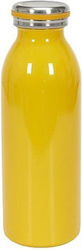 Aria Trade Bottle Thermos Stainless Steel Yellow 450ml