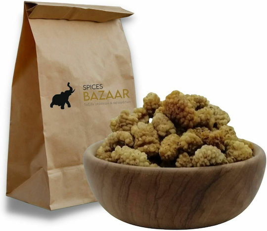 Βιολογικά Άσπρα Μούρα Αποξηραμένα Mulberries Spices Bazaar 100γρ