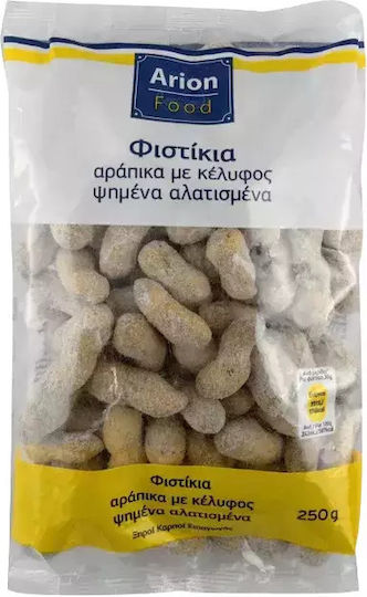 Arion Food Φιστίκια Αράπικα Ψημένα με Φλοιό με Αλάτι 250gr