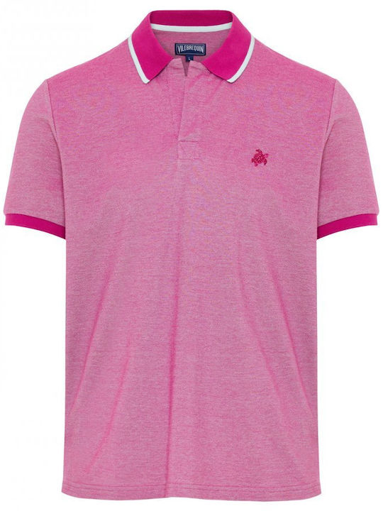 Vilebrequin Men's Short Sleeve Blouse Polo Pink