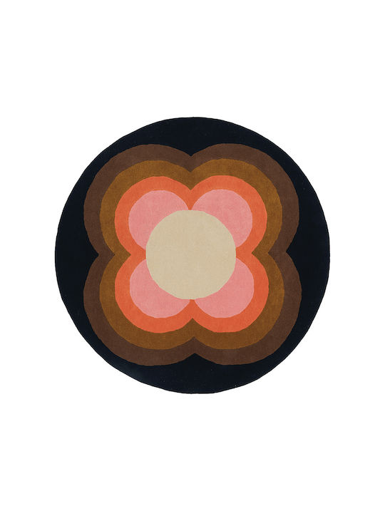 Orla Kiely Sunflower Lucrat manual Covor Rotund...
