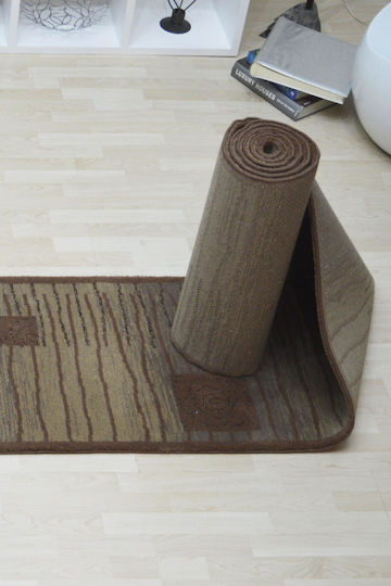 Aslanis Home Χαλί Διάδρομος Καφέ 67x230cm