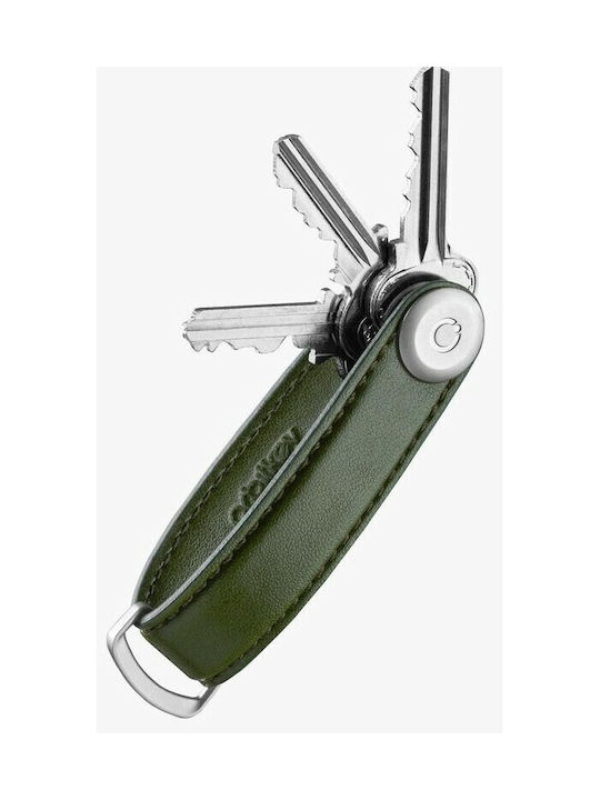 Orbitkey Keychain Leather Green