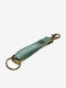 Miss Wood Breloc Lucrat Manual Din Piele Verde
