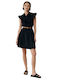 Rochie Mini de Vară Negru