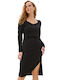 ICHI Mini Dress Black