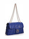 Damentasche Schultertasche Blau