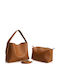 Damentasche Schultertasche Gelb