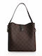 Set Damentasche Schultertasche Braun