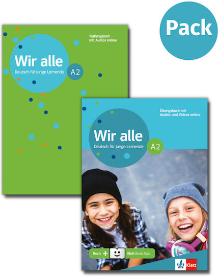 Wir Alle A2 Übungsbuch Mit Audios-online + Klett Book-app + Trainingsheft Set 2 Tem Wir Alle A2 Übungsbuch Mit Audios-online + Klett Book-app + Trainingsheft Set 2 Tem