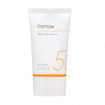 Missha All Around Safe Block Cotton Αντηλιακή Κρέμα Προσώπου SPF50 50ml