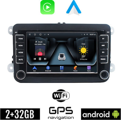 Booma Ηχοσύστημα Αυτοκινήτου για Seat Leon Skoda Octavia Volkswagen Golf / Polo / Passat (Bluetooth/USB/WiFi/GPS/Apple-Carplay/Android-Auto) με Οθόνη Αφής 7"