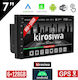 Kirosiwa Ηχοσύστημα Αυτοκινήτου 2DIN (Bluetooth/USB/WiFi/GPS/Apple-Carplay/Android-Auto) με Οθόνη Αφής 7"