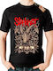 3 T-shirt Slipknot Schwarz Baumwolle
