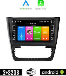 Booma Car-Audiosystem für Skoda Yeti 2014-2017 (Bluetooth/USB/WiFi/GPS/Apple-Carplay/Android-Auto) mit Touchscreen 8"