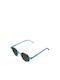 Meller Kribi Sunglasses with Azure Olive Plastic Frame and Green Polarized Lens KR-AZUREOLI