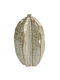 L'arte Decorative Vase Gray 12.5x12.5x20cm
